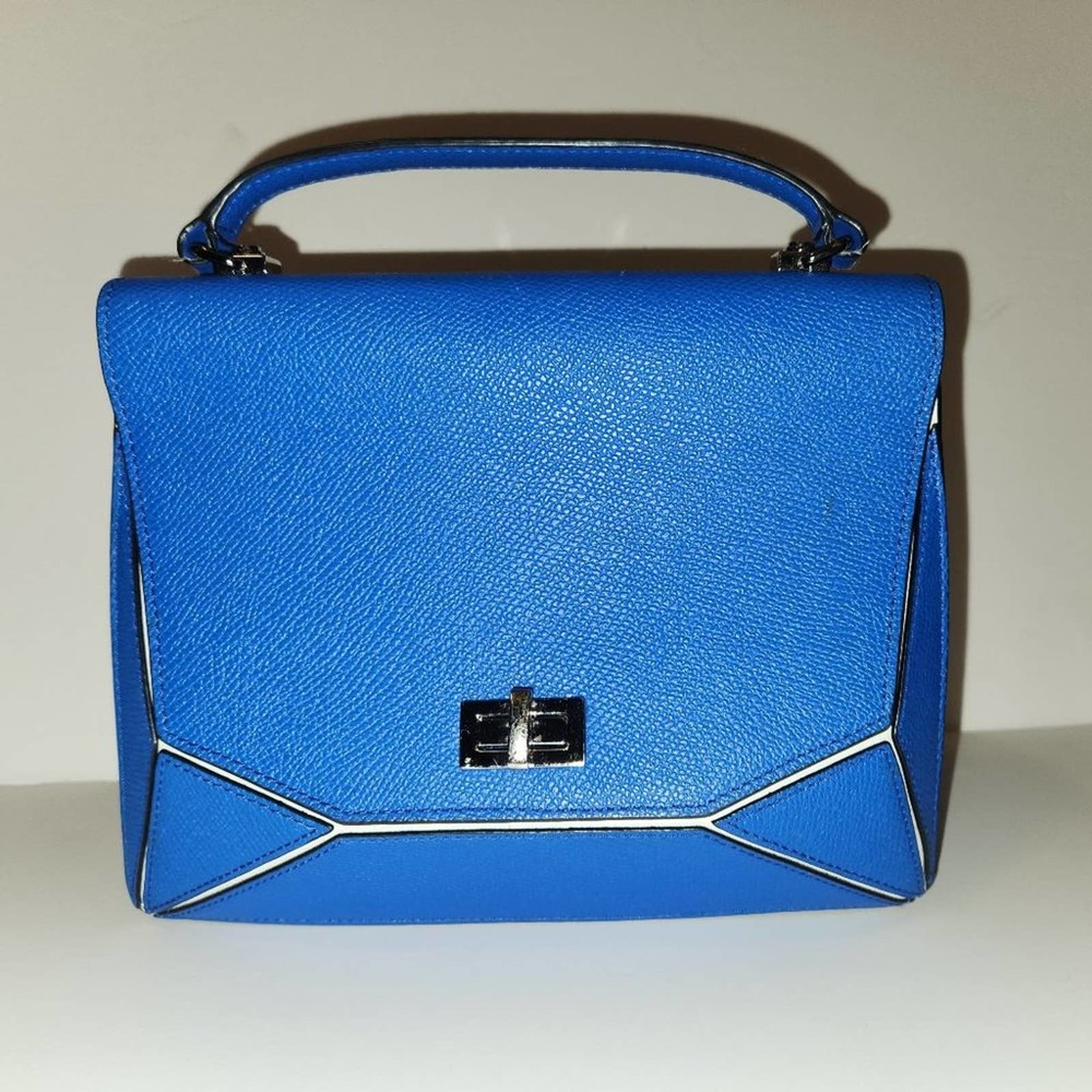 Henri Bendel Bijoux Top Handel Satchel Electric Blue